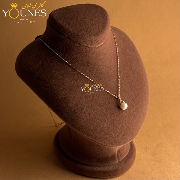 گردنبند طلا مروارید اشکی